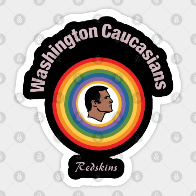 Washington Caucasians Sticker by NOUNEZ 